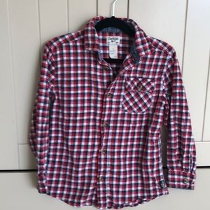 Osh Kosh flannel button up.